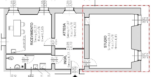 Foto Ufficio a Mantova Centro di 75 m² con 2 locali in affitto