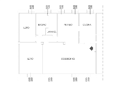 Foto Appartamento a Sanguinetto Centro di 120 m² con 3 locali in vendita