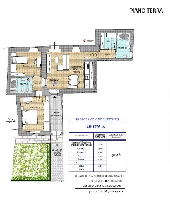 Foto Appartamento a Pistoia Sant'Agostino di 97 m² con 4 locali in vendita