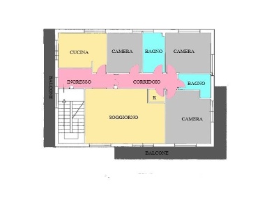 Foto Appartamento a Carrara Marina di Carrara di 125 m² con 5 locali