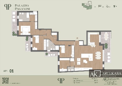 Foto Appartamento in Via Paganini 8, Novara San Martino di 191 m²