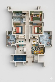 Foto Appartamento in Via Poggio Verde 40, Roma Casetta Mattei - Corviale