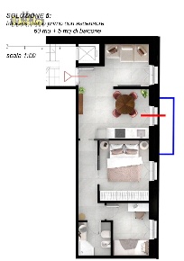 Foto Appartamento in Via Sabotino, San Benedetto del Tronto di 60 m²