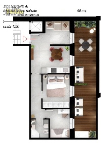 Foto Appartamento in Via Sabotino, San Benedetto del Tronto di 60 m²