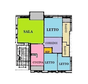 Foto Appartamento a Mantova Lunetta Frassino di 120 m² con 5 locali
