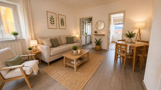 Foto Appartamento in Via Laveno 23, Cittiglio Centro di 77 m² con 3 locali