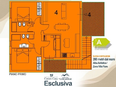 Foto Appartamento in Via dei Tigli, Alba Adriatica di 85 m² con 4 locali