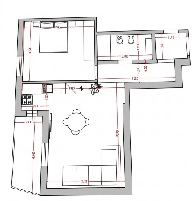 Foto Appartamento in Viale Luigi Gori  34, Firenze Novoli di 50 m²