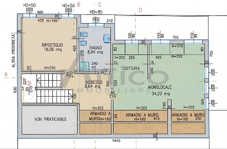 Foto Mansarde in Centro storico RO, Rovigo Centro Storico di 80 m²