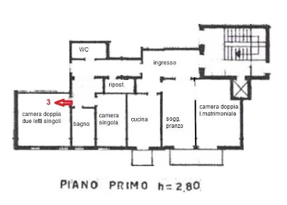 Foto Appartamento a Padova Santa Rita di 110 m² con 5 locali in affitto