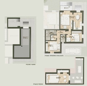 Foto Appartamento a Monteriggioni di 181 m² con 5 locali in vendita