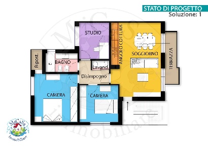 Foto Appartamento in Via Dei Gattici 26, Pisa Tirrenia di 105 m² in vendita