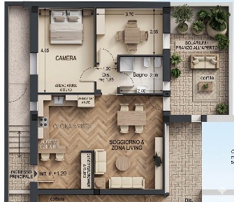 Foto Appartamento a Cecina Cecina Centro di 80 m² con 3 locali in vendita