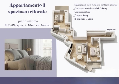 Foto Appartamento in via di Novoli, Firenze Novoli di 85 m² con 3 locali