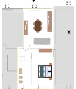 Foto Appartamento in Via Goffredo Mameli 48, Cagliari Stampace di 40 m²