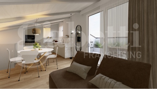 Foto Attico in Via Beppe Fenoglio 7, Bologna Rastignano di 100 m²