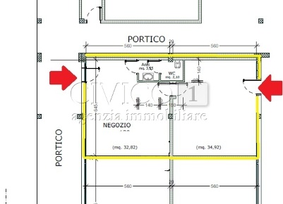 Foto Locale commerciale in Via Roma 110, Vigodarzere Centro di 85 m²