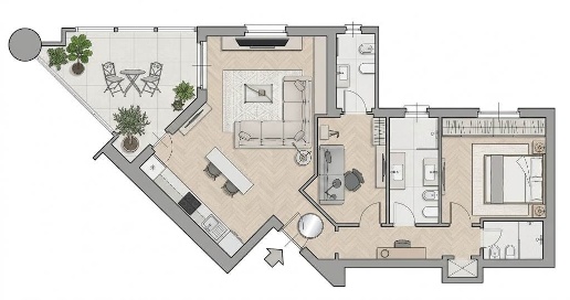 Foto Appartamento in Via Monte Nevoso 32, Cinisello Balsamo Borgo Misto