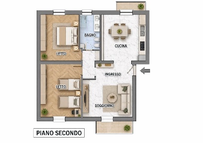 Foto Appartamento a Piacenza Dante - Cheope di 88 m² con 3 locali