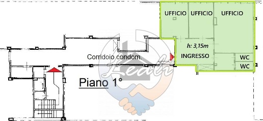 Foto Ufficio in VIALE MATTEOTTI, Tolentino Centro di 130 m² con 3 locali