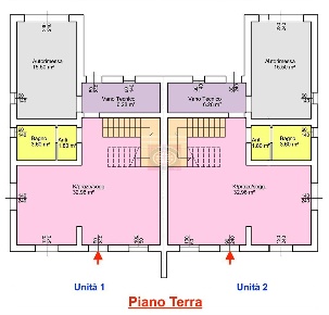 Foto Villa bifamiliare a Cesena di 160 m² con 7 locali in vendita