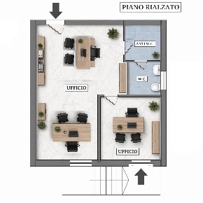 Foto Ufficio in piazza S.Antonino 1, Piacenza Centro Storico di 40 m²
