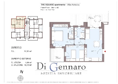Foto Appartamento in via Toscana, Alba Adriatica Centro di 60 m² in vendita