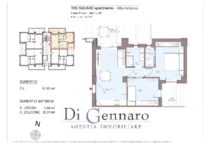 Foto Appartamento in via Toscana, Alba Adriatica Centro di 60 m² in vendita