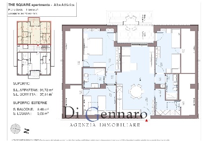 Foto Appartamento in via Toscana, Alba Adriatica Centro di 130 m²