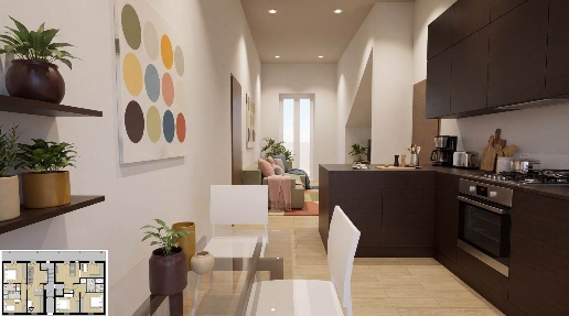 Foto Appartamento a Poggibonsi Centro di 74 m² con 3 locali in vendita