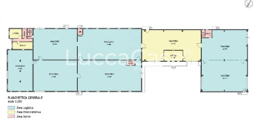 Foto Capannone industriale a Porcari Centro di 2100 m² con 1 locali