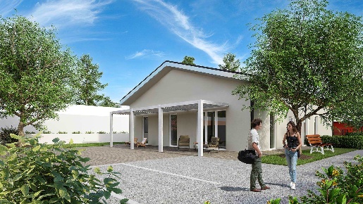 Foto Villa bifamiliare a Budrio Centro di 115 m² con 5 locali in vendita
