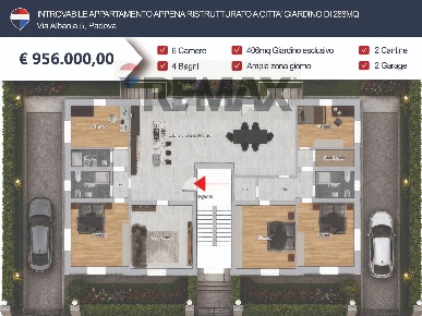 Foto Appartamento in Via Albania 5, Padova Città Giardino di 288 m²