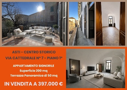 Foto Appartamento in ASTI VIA CATTEDRALE, Asti Centro Storico di 200 m²