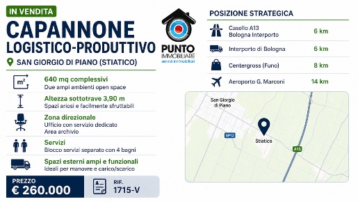 Foto Capannone industriale in Via dé Giudei 3, San Giorgio di Piano