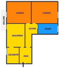 Foto Appartamento a Bologna Massarenti di 80 m² con 3 locali in affitto