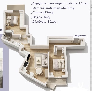 Foto Appartamento in via di novoli 79b, Firenze Novoli di 85 m² in vendita