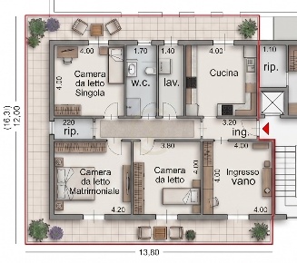 Foto Appartamento in Via Michelangelo Buonarroti 11, Aci Catena Centro