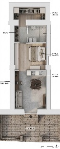 Foto Appartamento in Via Barcola 25 25, Lerici Pugliola, Solaro di 58 m²