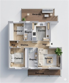 Foto Appartamento in via leone tredicesimo, Acquaviva delle Fonti di 90 m²