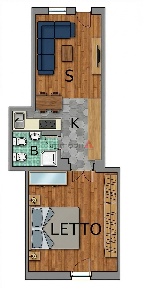 Foto Appartamento a Milano di 58 m² con 2 locali in vendita