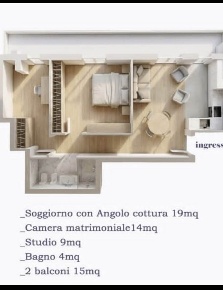 Foto Appartamento a Firenze Novoli di 60 m² con 3 locali in vendita