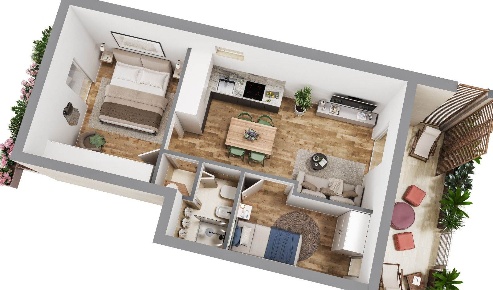 Foto Appartamento a Cecina Marina di Cecina di 55 m² con 3 locali