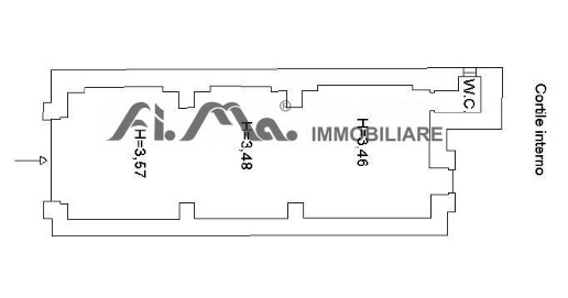 Foto Locale commerciale in via Giacchero, Savona di 50 m² con 1 locali