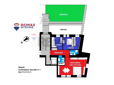 Foto Appartamento a Trieste Città Vecchia di 113 m² con 2 locali in vendita