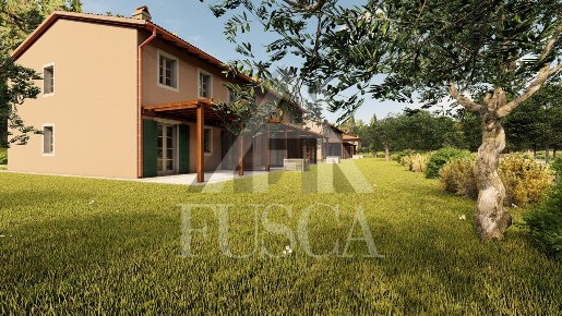 Foto Villa bifamiliare in Via delle Nubache 587, Lucca di 120 m² in vendita