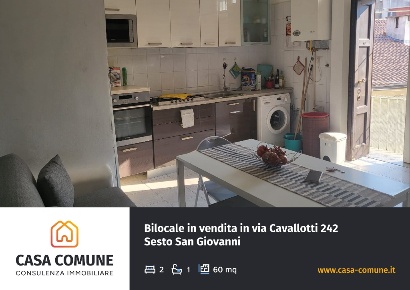 Foto Appartamento in Via Cavallotti 242, Sesto San Giovanni di 60 m²