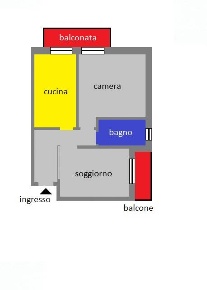 Foto Appartamento in Via Gaeta, Genova Oregina di 65 m² con 5 locali