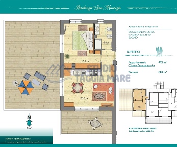 Foto Appartamento in Via Allavena, Riva Ligure di 70 m² con 2 locali