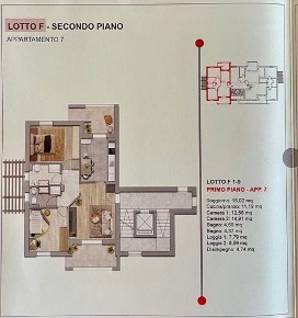 Foto Appartamento a Vaiano Centro di 75 m² con 4 locali in vendita